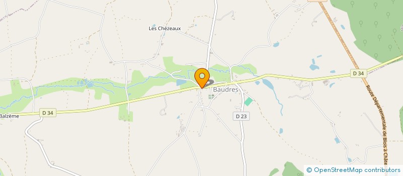 localisation de l'entreprise LA MAISON DU BONHEUR à BAUDRES