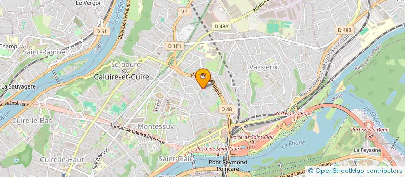 localisation de l'entreprise LA MAISON DU BONHEUR  CALUIRE-ET-CUIRE