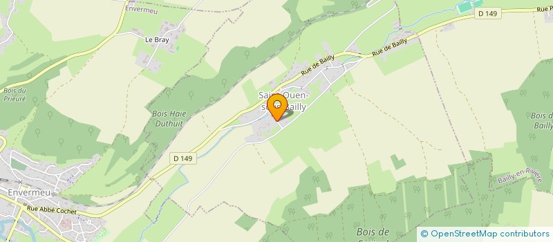 localisation de l'entreprise LA MAISON DU BONHEUR  SAINT-OUEN-SOUS-BAILLY