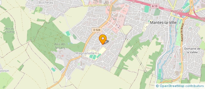 localisation de l'entreprise LA MAISON DU BONHEUR  MAGNANVILLE