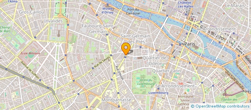 localisation de l'entreprise LA MAISON DU BONHEUR  PARIS