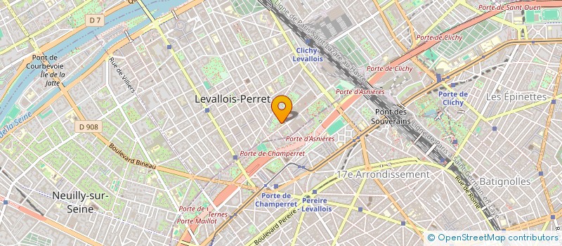 localisation de l'entreprise LA MAISON DU BONHEUR à LEVALLOIS-PERRET