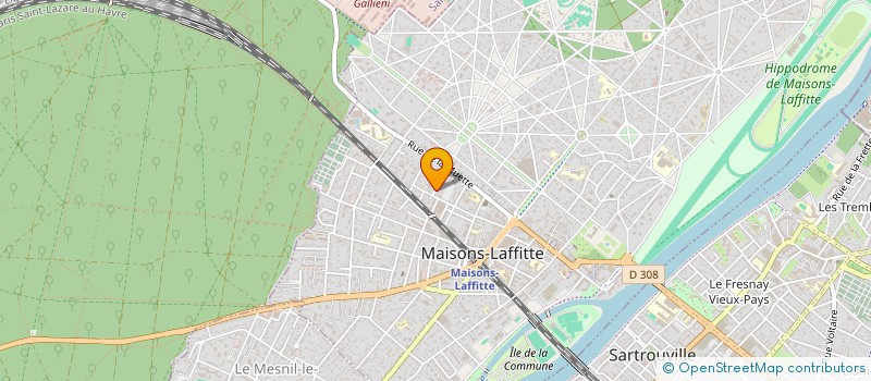 localisation de l'entreprise LA MAISON DU BONHEUR  GUJAN MESTRAS