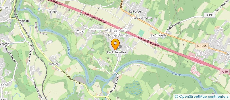 localisation de l'entreprise LA MAISON DU BONHEUR  ARTHAZ-PONT-NOTRE-DAME