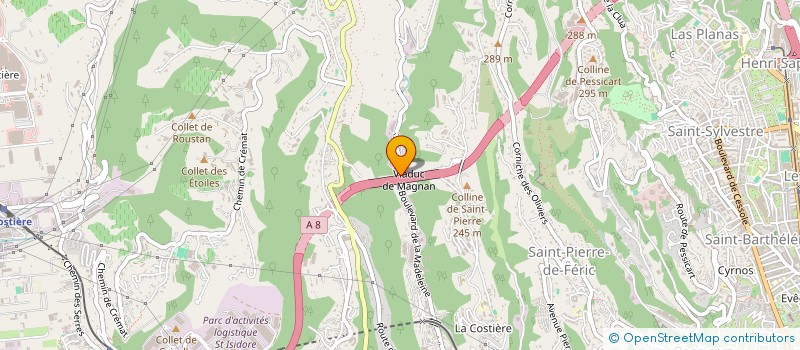 localisation de l'entreprise LA MAISON DU BONHEUR à NICE