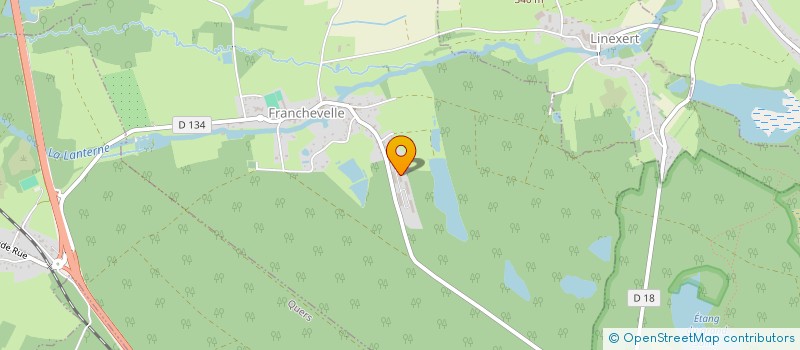 localisation de l'entreprise LA MAISON DU BONHEUR  FRANCHEVELLE