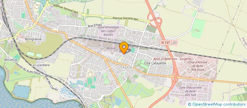 localisation de l'entreprise LA MAISON DU BONHEUR  AYTRE