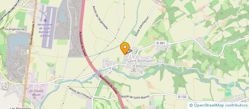 localisation de l'entreprise LA MAISON DU BOUCHER  ALBON