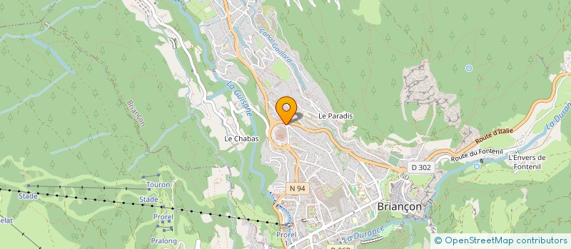 localisation de l'entreprise LA MAISON DU BOUCHER  BRIANCON