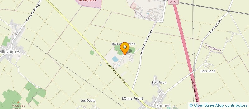 localisation de l'entreprise LA MAISON DU BOURG à PANNES
