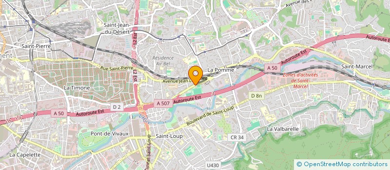 localisation de l'entreprise LA MAISON DU BRICOLEUR à MARSEILLE