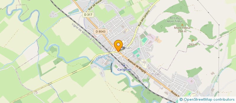 localisation de l'entreprise LA MAISON DU BRICOLEUR  CARIGNAN