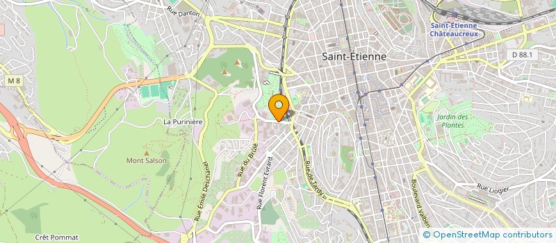 localisation de l'entreprise LA MAISON DU BTP ROANNAIS  SAINT-ETIENNE