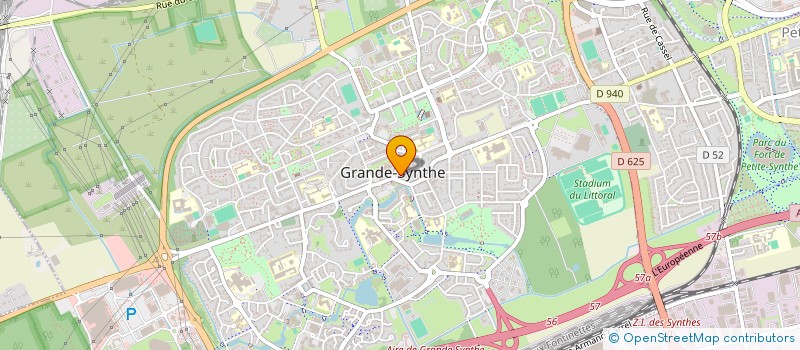 localisation de l'entreprise LA MAISON DU BURGER 59 à GRANDE-SYNTHE