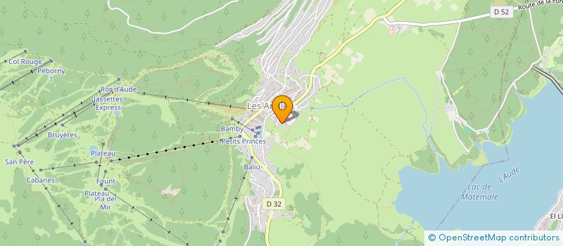 localisation de l'entreprise LA MAISON DU CADEAU  LES ANGLES