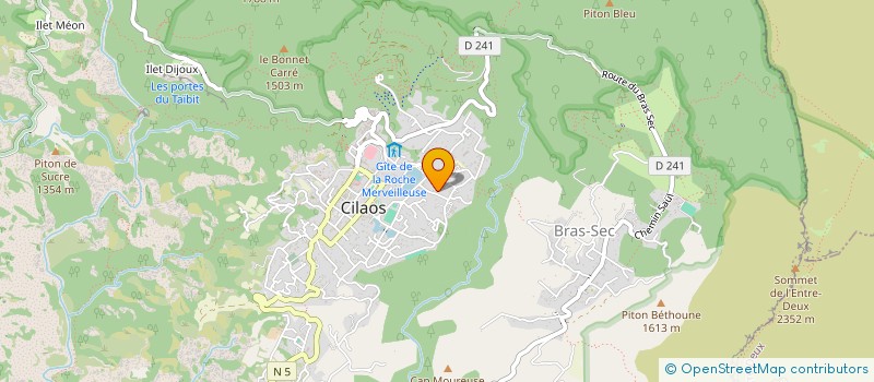 localisation de l'entreprise LA MAISON DU CAP à CILAOS