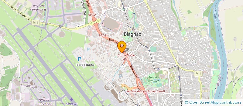 localisation de l'entreprise LA MAISON DU CARRELAGE  BLAGNAC