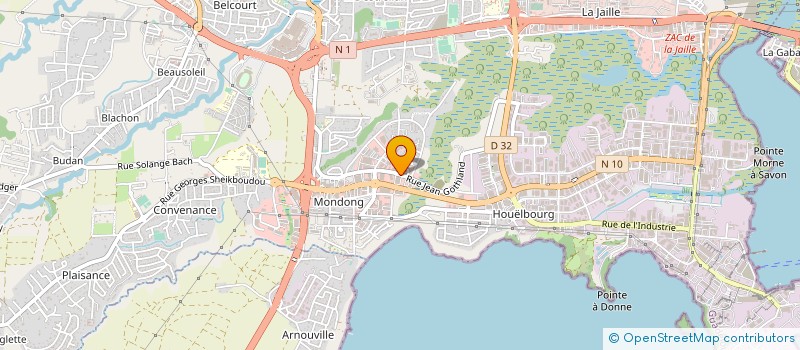 localisation de l'entreprise LA MAISON DU CARRELEUR  BAIE-MAHAULT