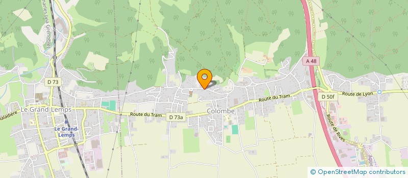 localisation de l'entreprise LA MAISON DU CENTRE  COLOMBE