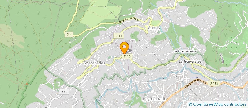 localisation de l'entreprise LA MAISON DU CHAT QUI PECHE  SPERACEDES