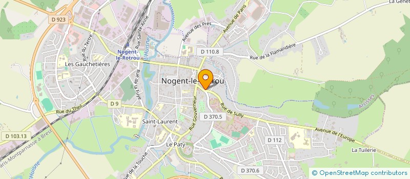 localisation de l'entreprise LA MAISON DU CHAT QUI PELOTE à NOGENT-LE-ROTROU