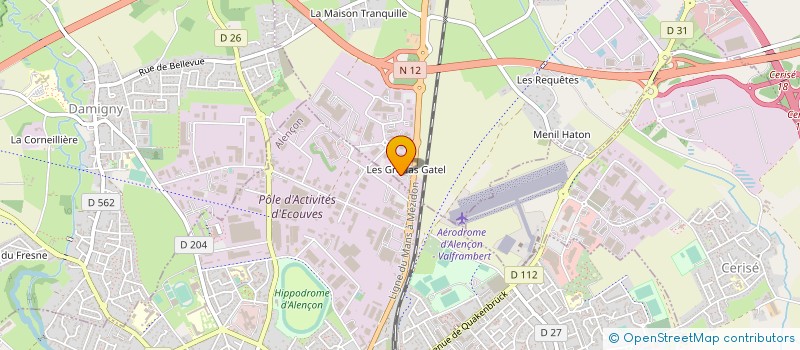 localisation de l'entreprise LA MAISON DU CHAUFFAGE à VALFRAMBERT