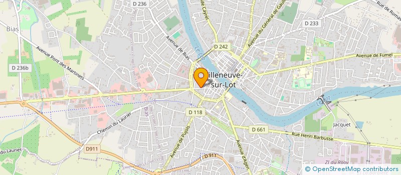 localisation de l'entreprise LA MAISON DU CHEVAL  VILLENEUVE-SUR-LOT