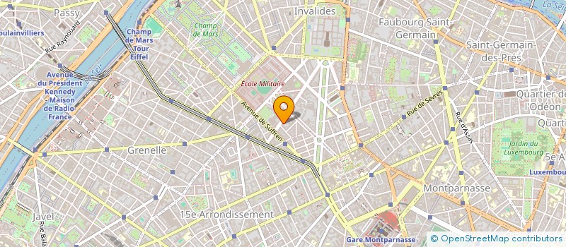 localisation de l'entreprise LA MAISON DU CHOCOLAT à PARIS