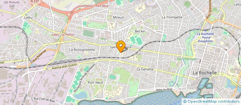 localisation de l'entreprise LA MAISON DU CHOMEUR à LA ROCHELLE