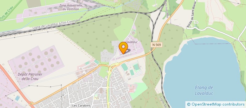 localisation de l'entreprise LA MAISON DU CONFORT  FOS-SUR-MER