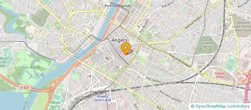 localisation de l'entreprise LA MAISON DU CONSEIL à ANGERS