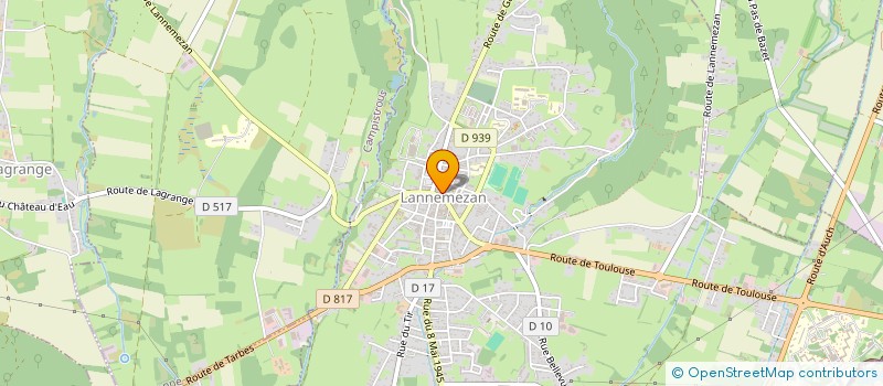 localisation de l'entreprise LA MAISON DU CUIR à LANNEMEZAN