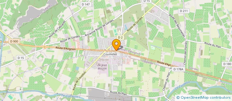 localisation de l'entreprise LA MAISON DU CYCLE  CABRIERES-D'AVIGNON