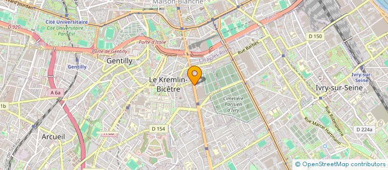 localisation de l'entreprise LA MAISON DU DESTOCKAGE à LE KREMLIN-BICETRE