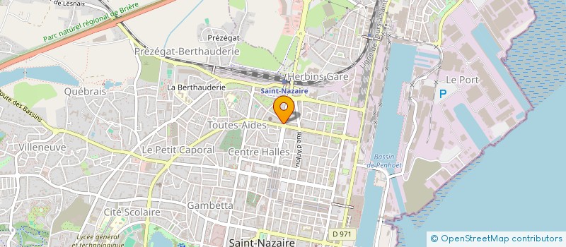 localisation de l'entreprise LA MAISON DU FROMAGE à SAINT-NAZAIRE