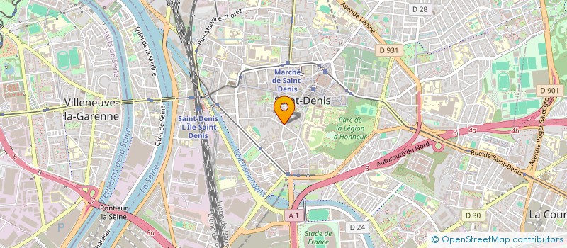 localisation de l'entreprise LA MAISON DU FRUIT à SAINT-DENIS