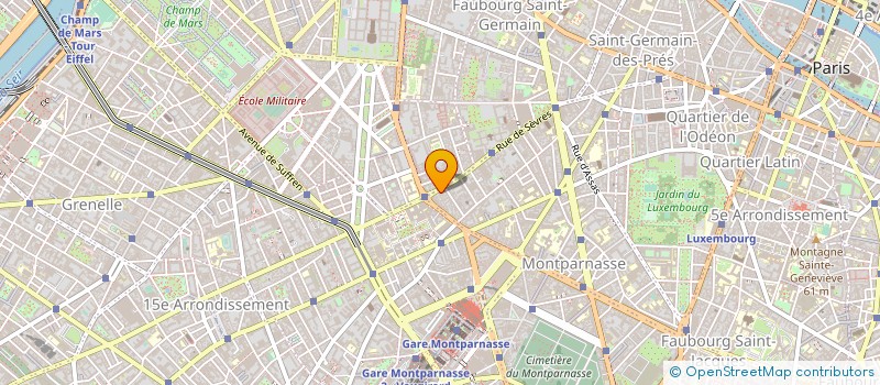 localisation de l'entreprise LA MAISON DU FRUIT à PARIS