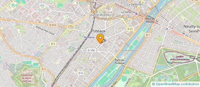 localisation de l'entreprise LA MAISON DU FRUIT à PUTEAUX
