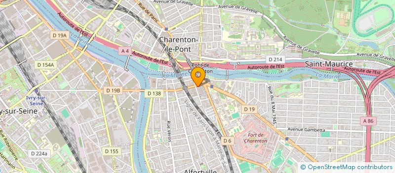 localisation de l'entreprise LA MAISON DU GAZ à MAISONS-ALFORT
