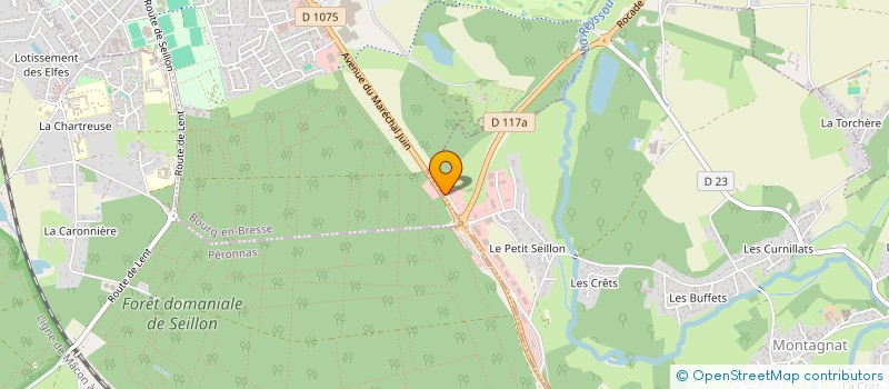 localisation de l'entreprise LA MAISON DU GOLFEUR à MONTAGNAT