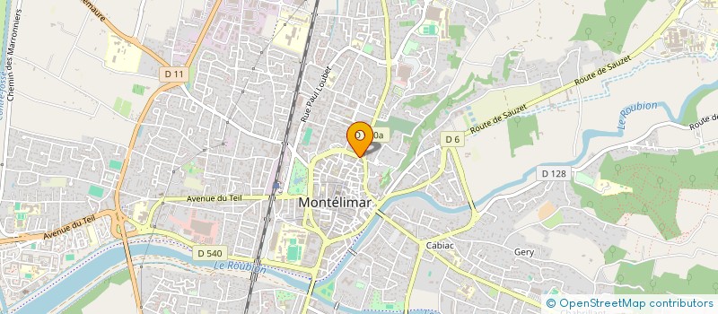 localisation de l'entreprise LA MAISON DU GOUT à MONTELIMAR
