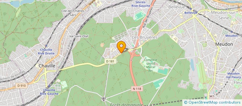localisation de l'entreprise LA MAISON DU GRAND NORD à SEVRES