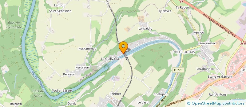 localisation de l'entreprise LA MAISON DU GUILLY  PORT-LAUNAY