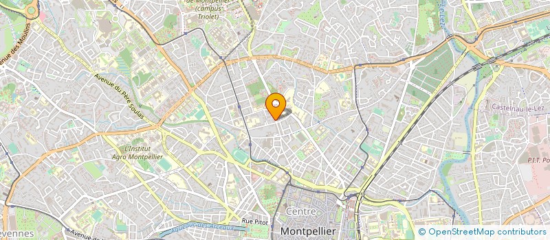 localisation de l'entreprise LA MAISON DU JUDO à MONTPELLIER