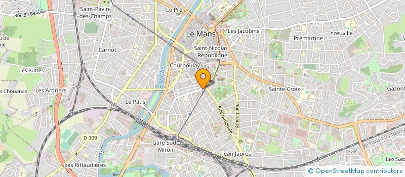 localisation de l'entreprise LA MAISON DU KEBAB  LE MANS