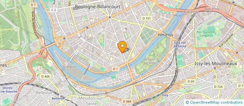 localisation de l'entreprise LA MAISON DU KIT à BOULOGNE-BILLANCOURT
