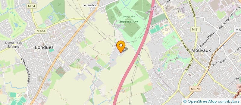 localisation de l'entreprise LA MAISON DU LAC à MARCQ-EN-BARŒUL