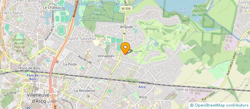 localisation de l'entreprise LA MAISON DU LAC à VILLENEUVE-D'ASCQ