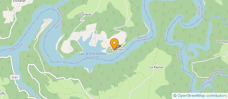 localisation de l'entreprise LA MAISON DU LAC à PLEAUX