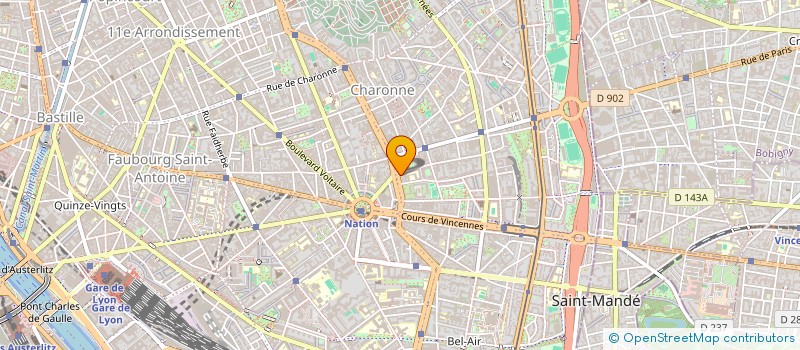 localisation de l'entreprise LA MAISON DU LUNETIER  PARIS